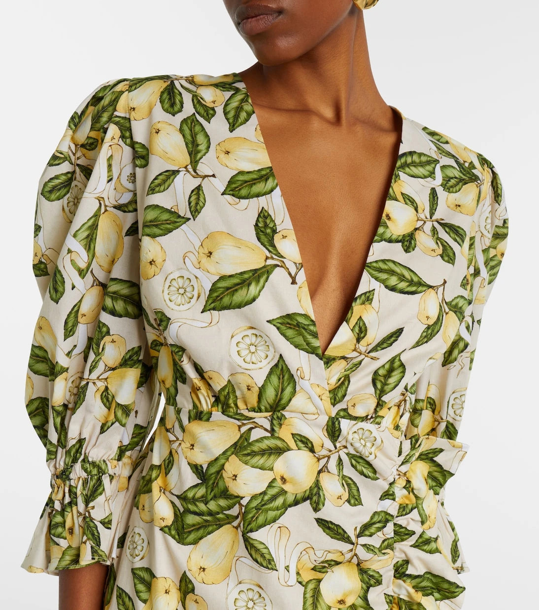 Adriana Degreas - Printed cotton-blend minidress