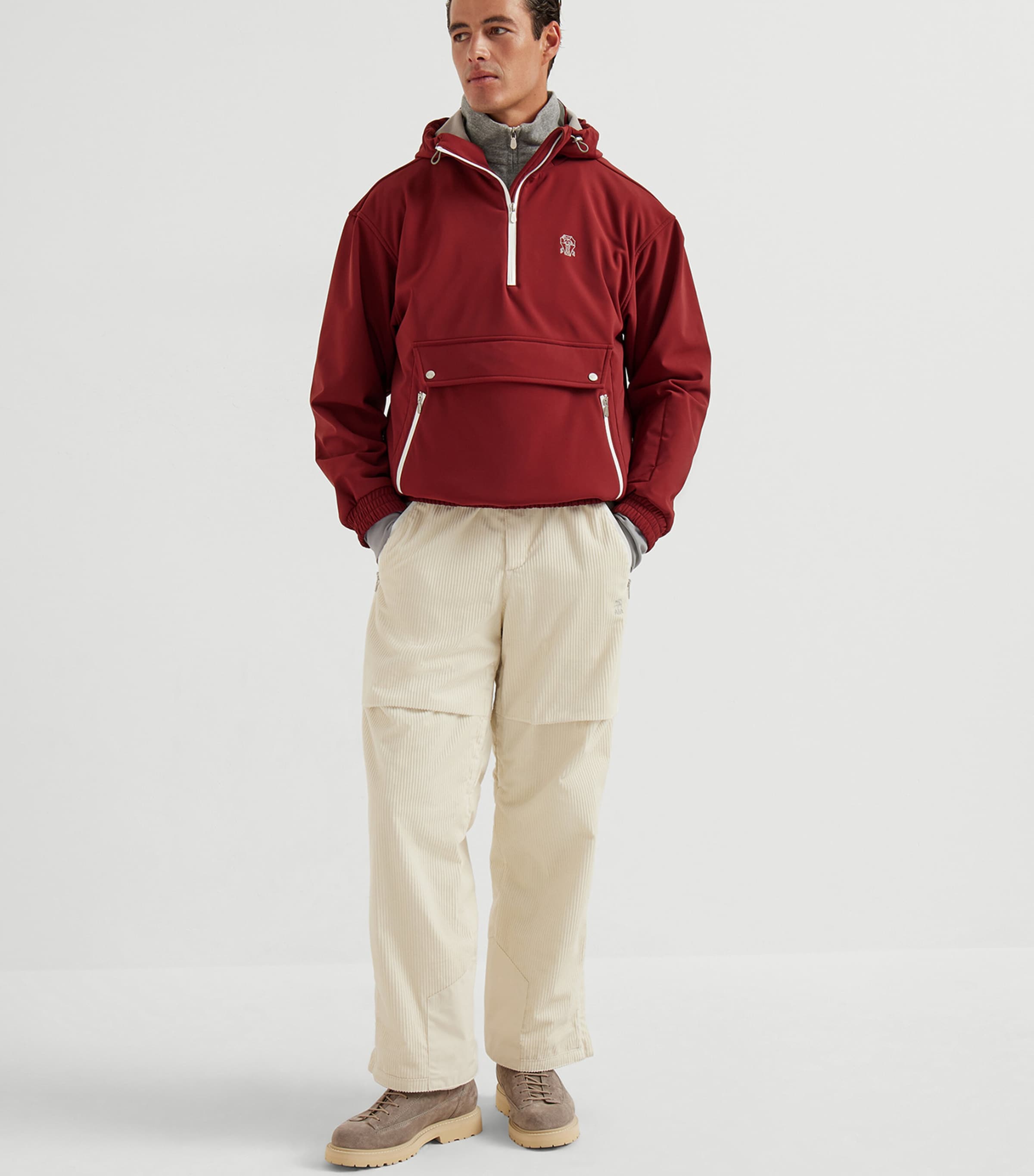 Cotton Corduroy Mountain Salopettes