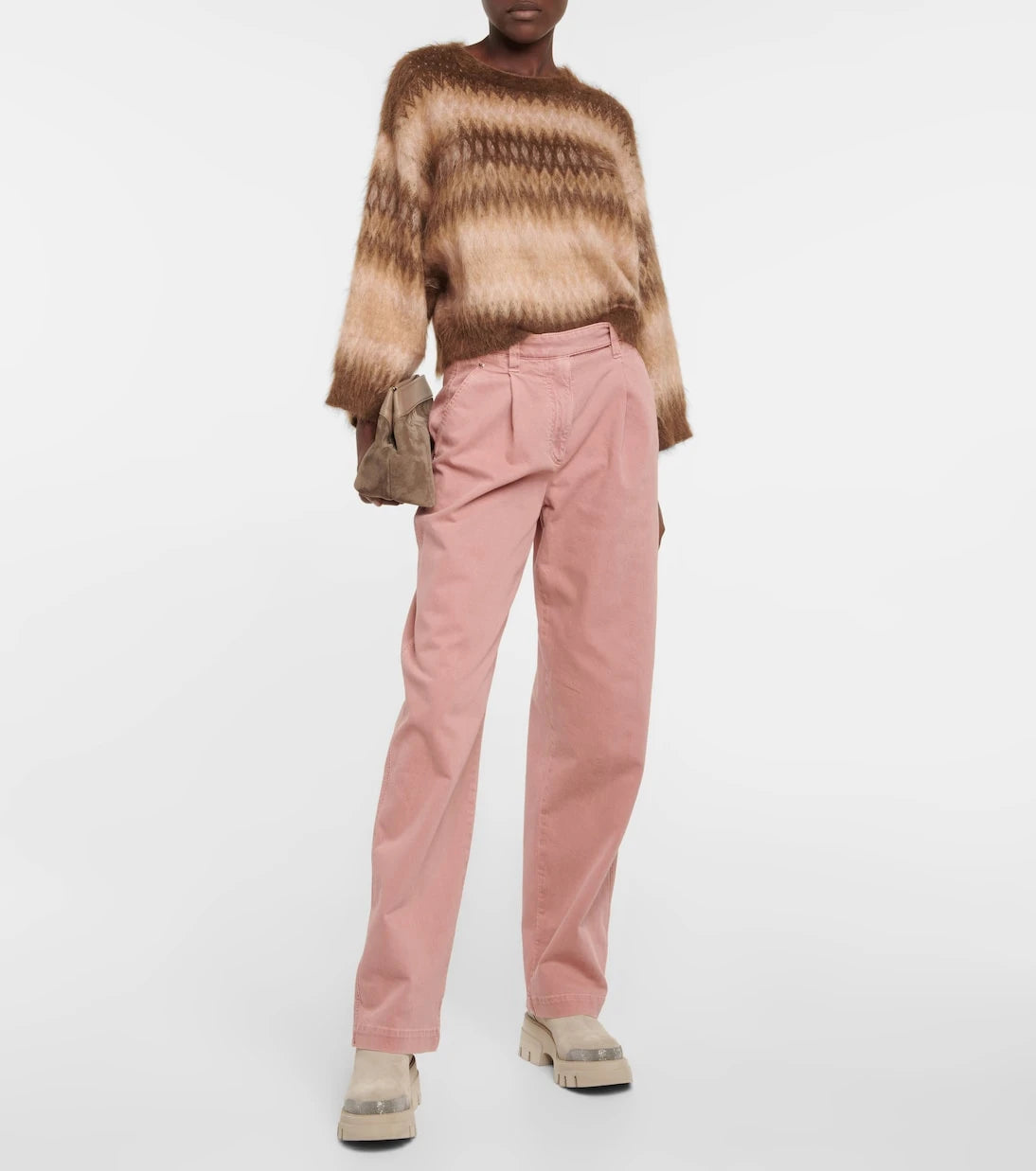 Brunello Cucinelli - High-rise straight jeans