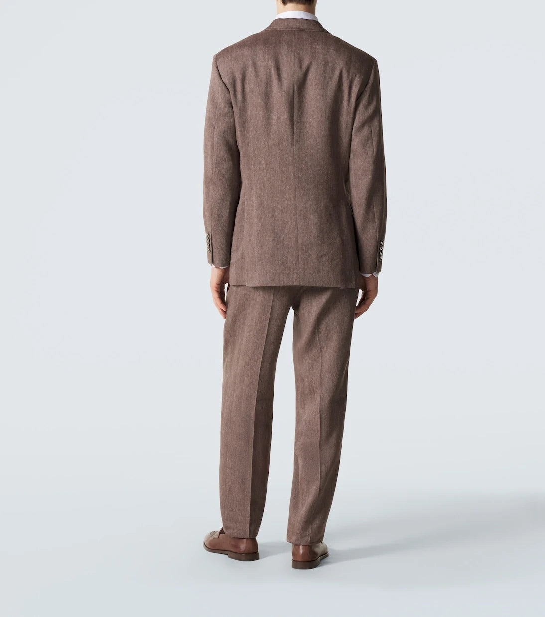 Brunello Cucinelli - Herringbone linen and wool suit
