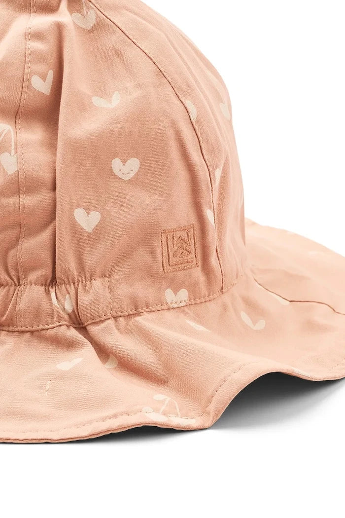 Çocuk pamuklu çift taraflı şapka Liewood Amelia Reversible Sun Hat