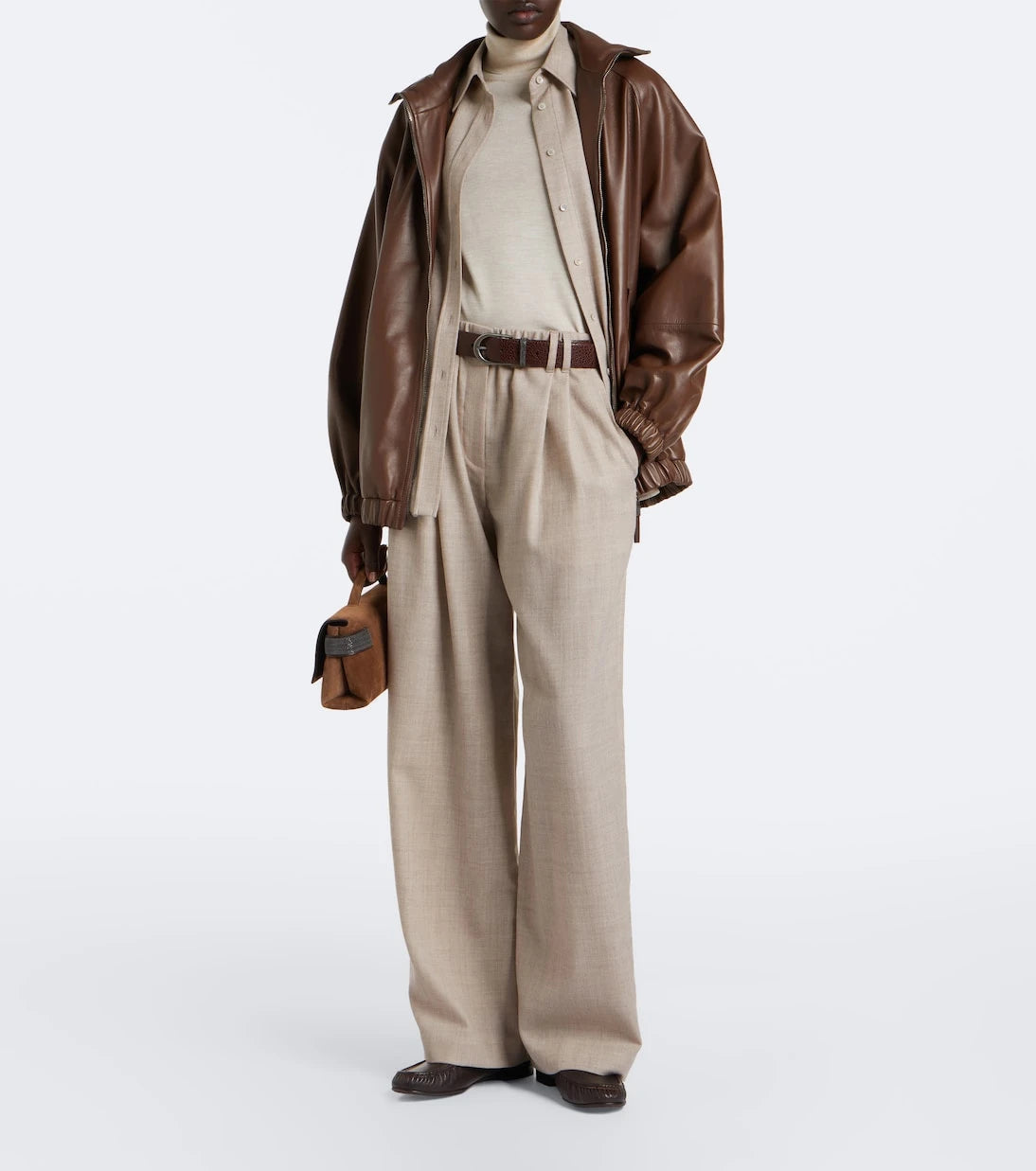 Brunello Cucinelli - Cashmere and silk turtleneck sweater