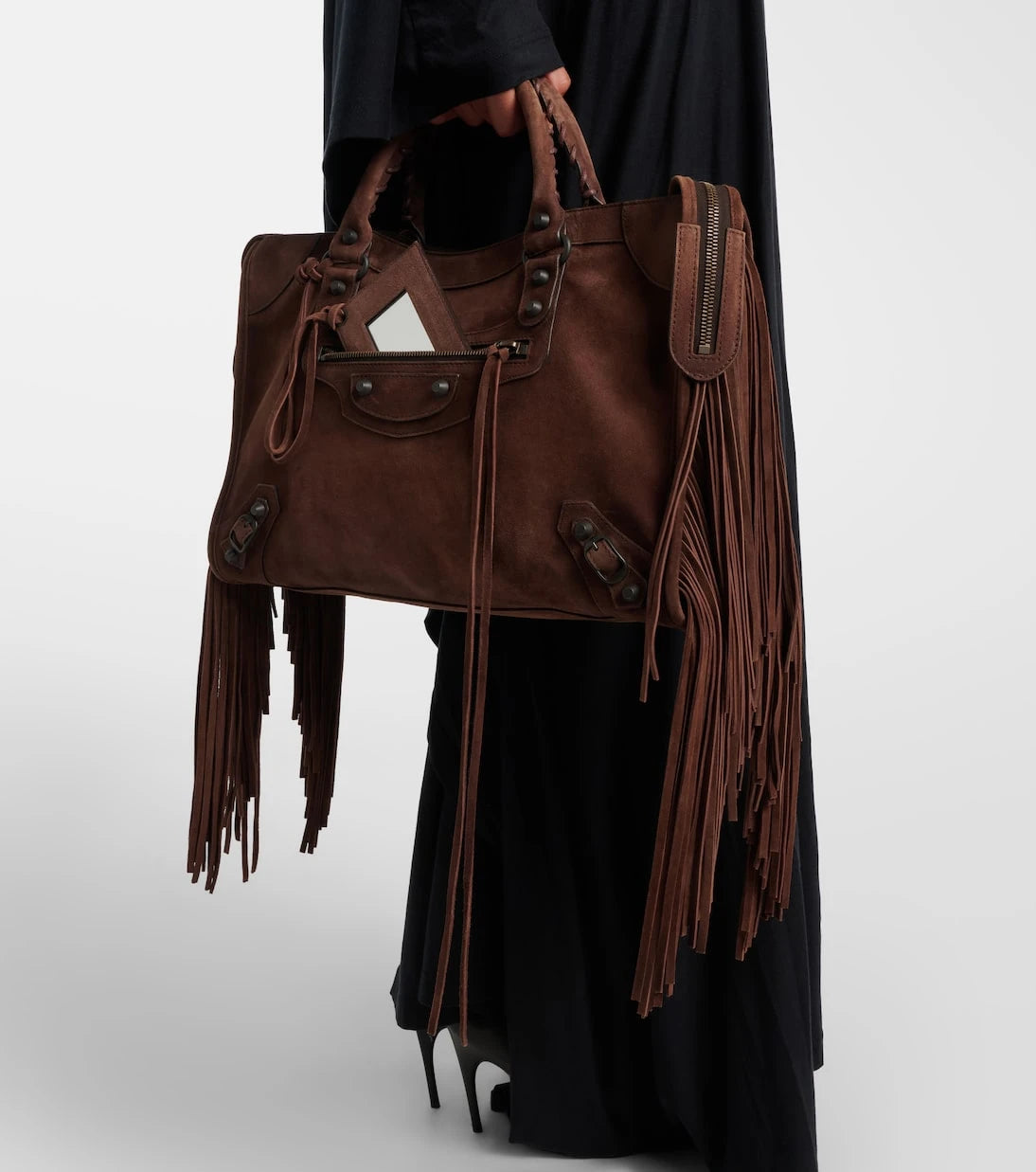 Balenciaga - Le City Medium leather top-handle bag