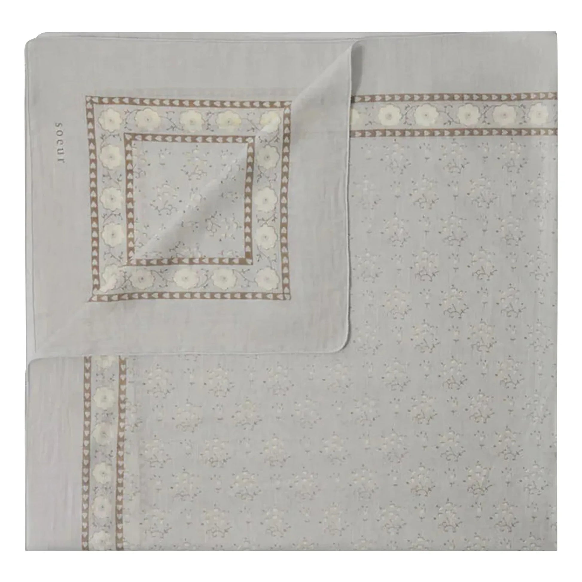 Soeur - Classic Cotton Scarf | Light grey