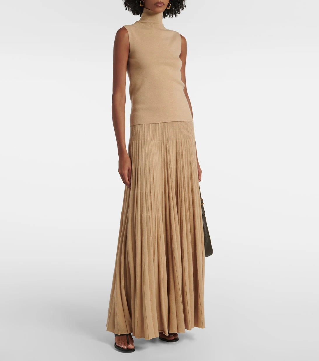 Loro Piana - Luciole cashmere-blend turtleneck top