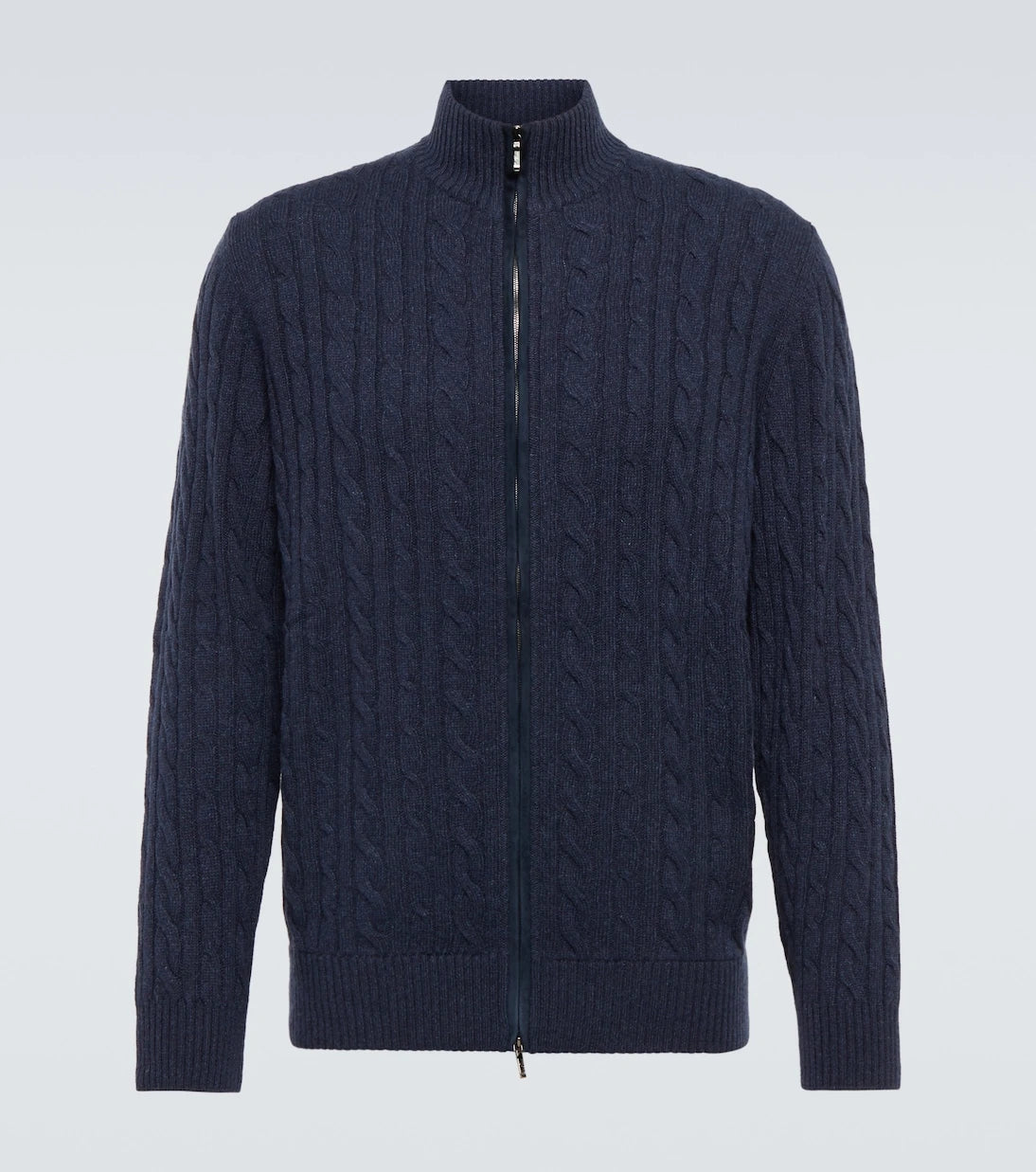 Loro Piana - سترة كارديجان من الكشمير المحبوك بالكابل