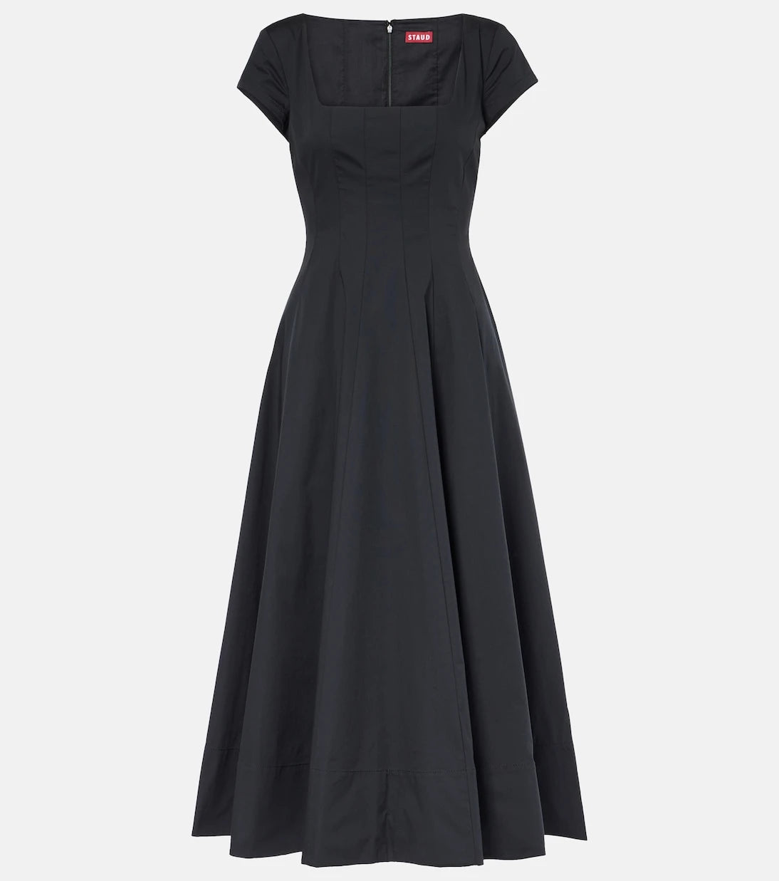 Staud - Cotton poplin midi dress