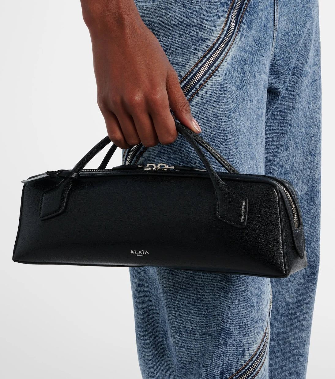 Alaïa - Le Teckel Small leather clutch