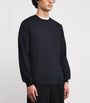 Lardini Navy Virgin Wool Crew-Neck Sweater