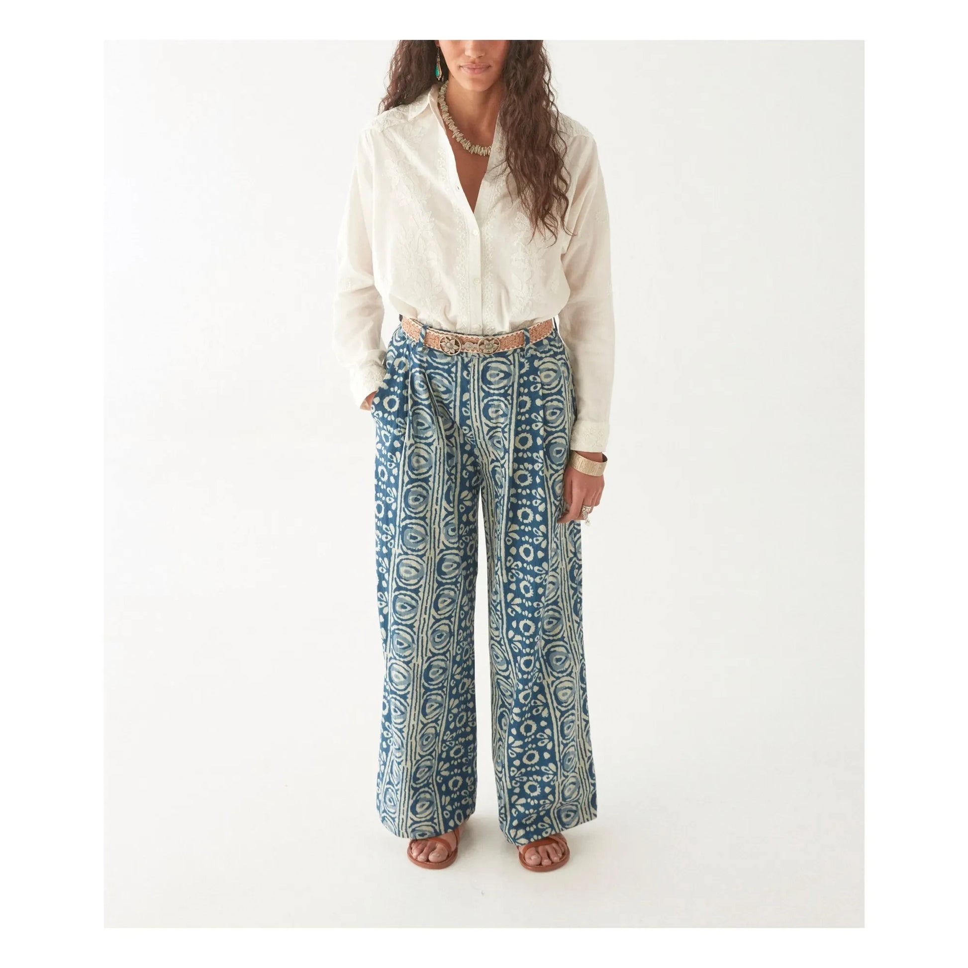Maison Hotel - Oceano Mare Giselle pants | Blue