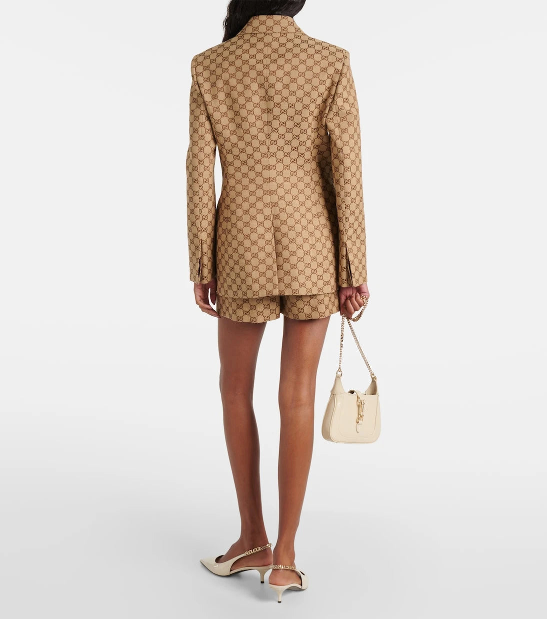 Gucci - GG Canvas double-breasted blazer