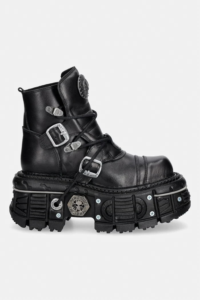 New Rock kadın deri bot ITALI NEGRO, NOMADA NEGRO, ORIFICIO