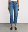 Blue Sawyer Ankle Straight Jeans