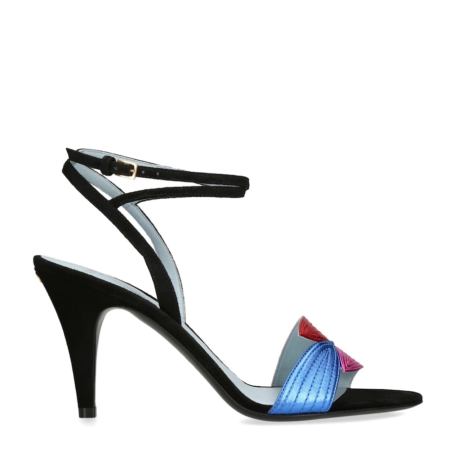 Valentino Garavani Multi Folie Foliage Heeled Sandals 85