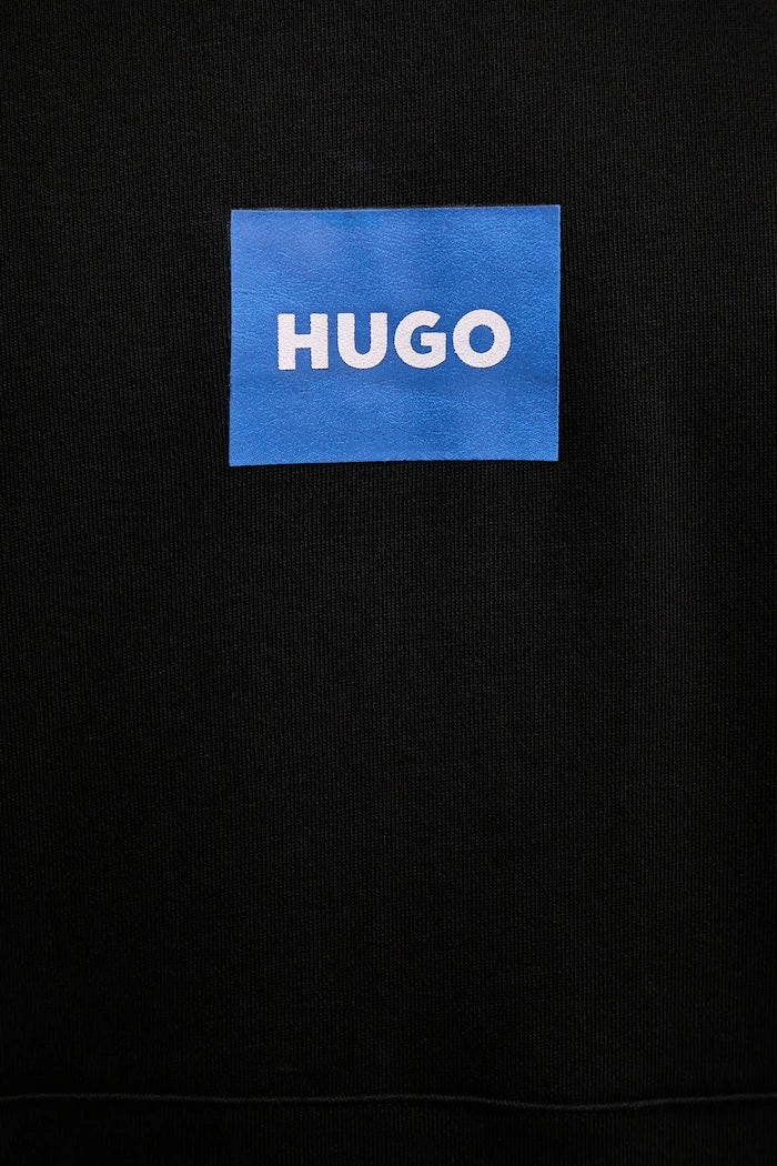 HUGO Blue erkek pamuklu kapüşonlu sweatshirt Nayohood