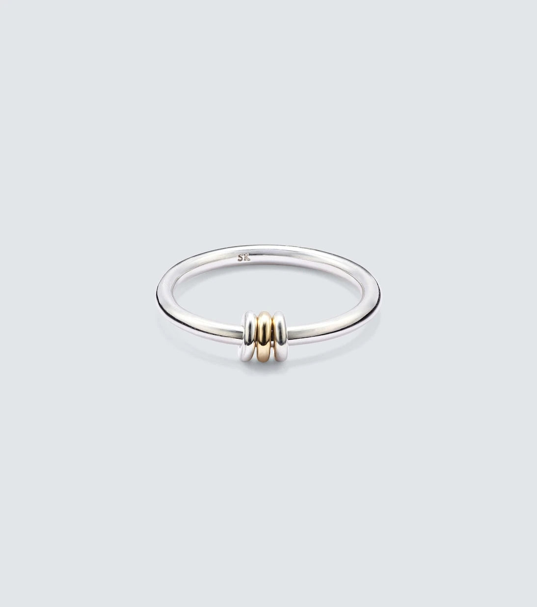 Spinelli Kilcollin - Sirius 925 sterling silver and 18kt gold ring