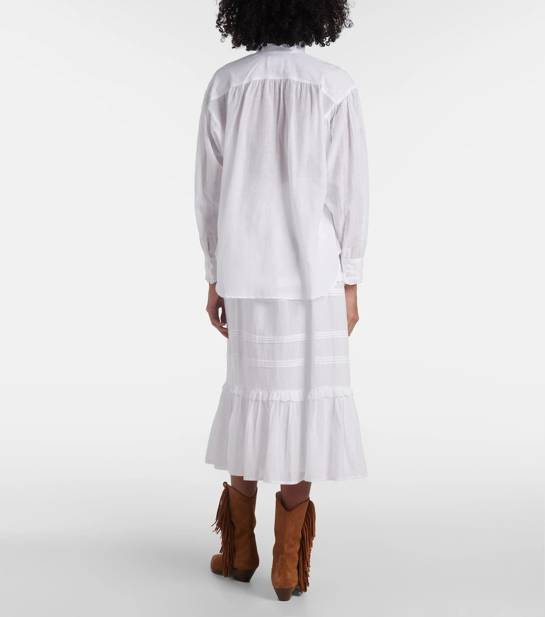 Marant Etoile - Etoile cotton-blend pajama shirt