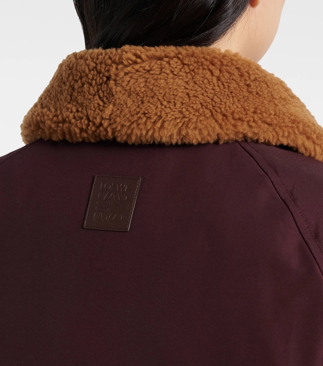 Loewe - Shearling-lined cotton-blend puffer jacket