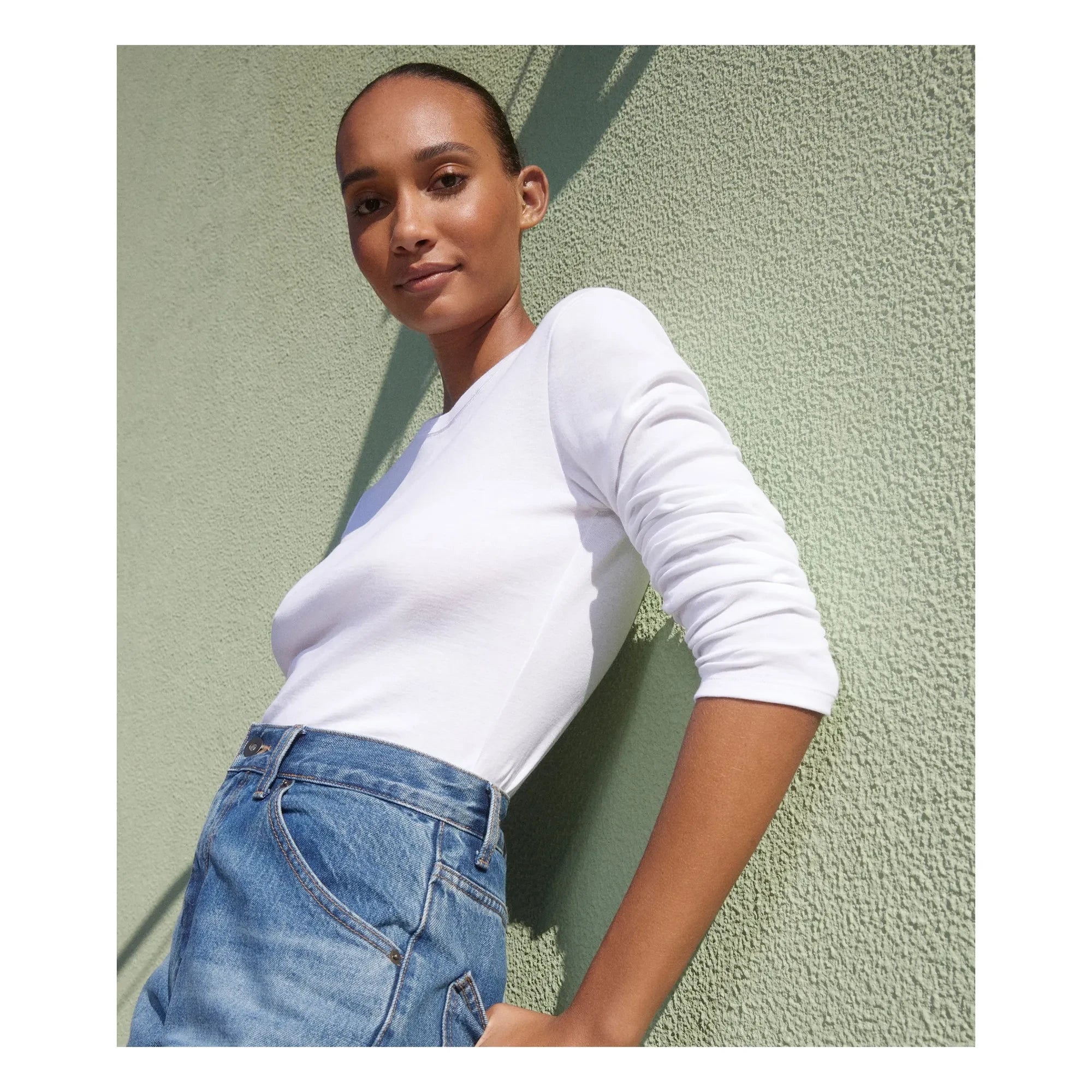 Petit Bateau - l'Iconique Long Sleeve T-shirt - Women's collection  | White