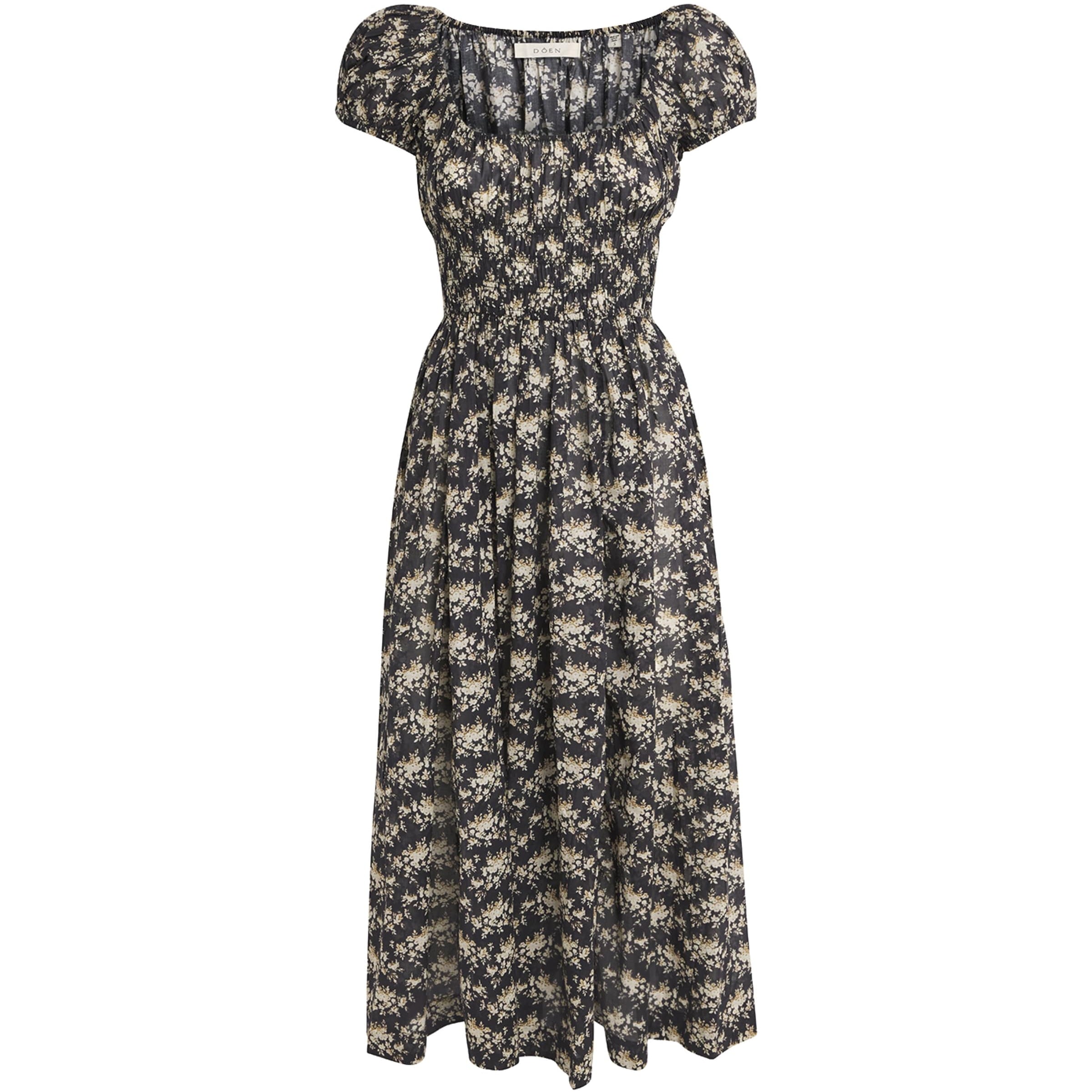 DÔEN Multi Organic Cotton Quinley Midi Dress