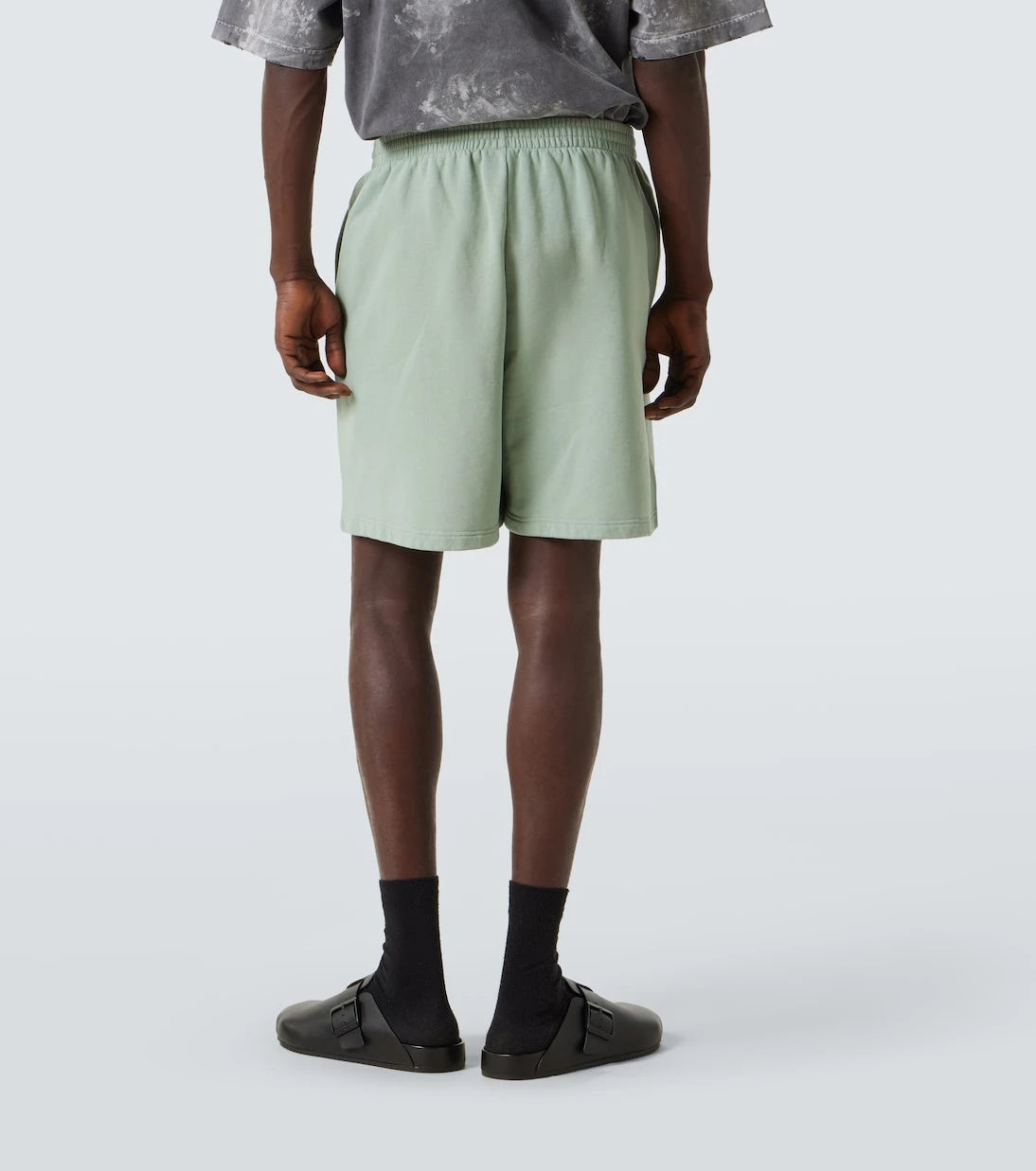 Balenciaga - Logo cotton jersey shorts