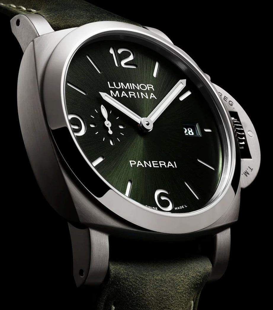 Brushed Titanium Luminor Marina Watch 44mm