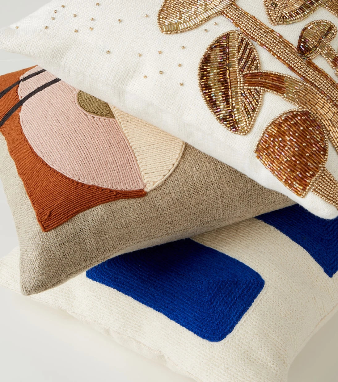 Jonathan Adler - Ojai Blocks wool and cotton cushion