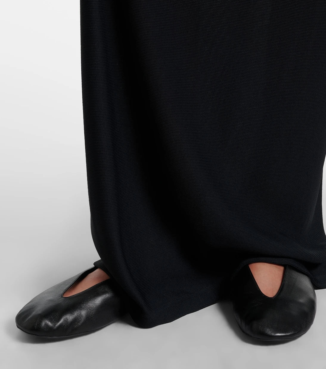 The Row - Fay leather ballet flats