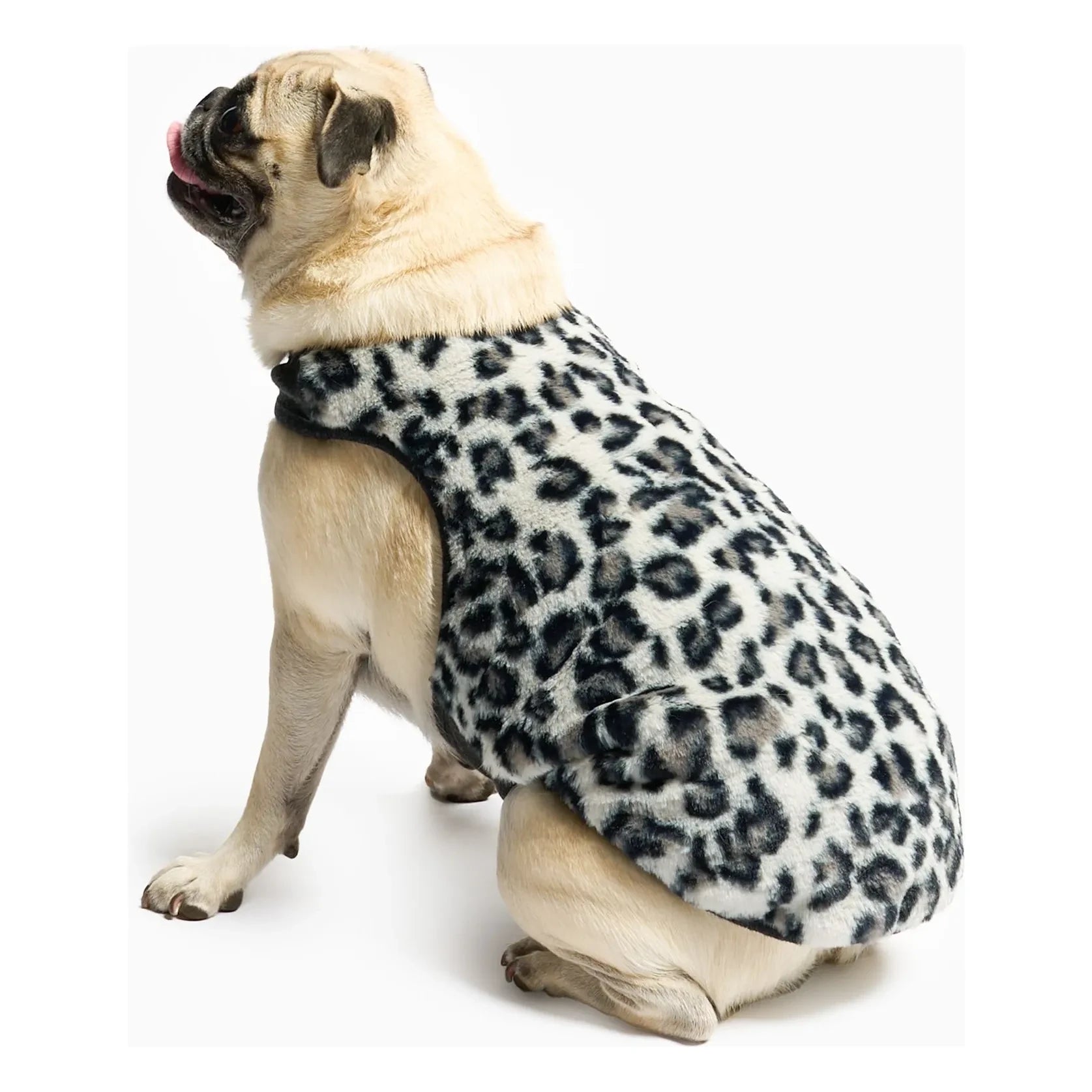 The Furry Folks - Reversible down jacket | Black