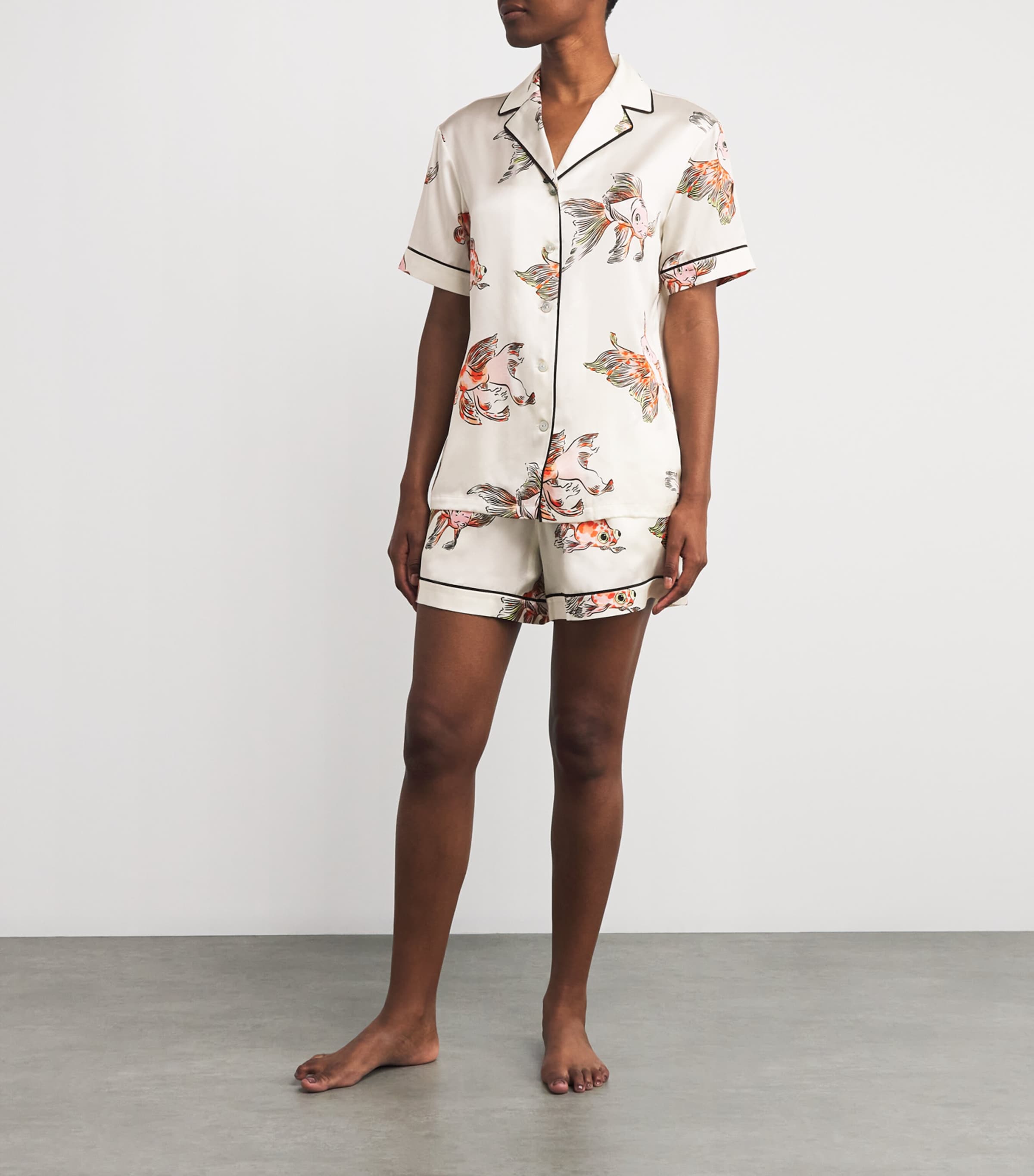 Olivia von Halle Multi Silk Ingo Cora Pyjama Set