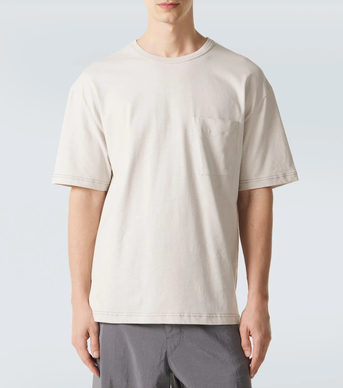 Lemaire - Cotton and linen T-shirt