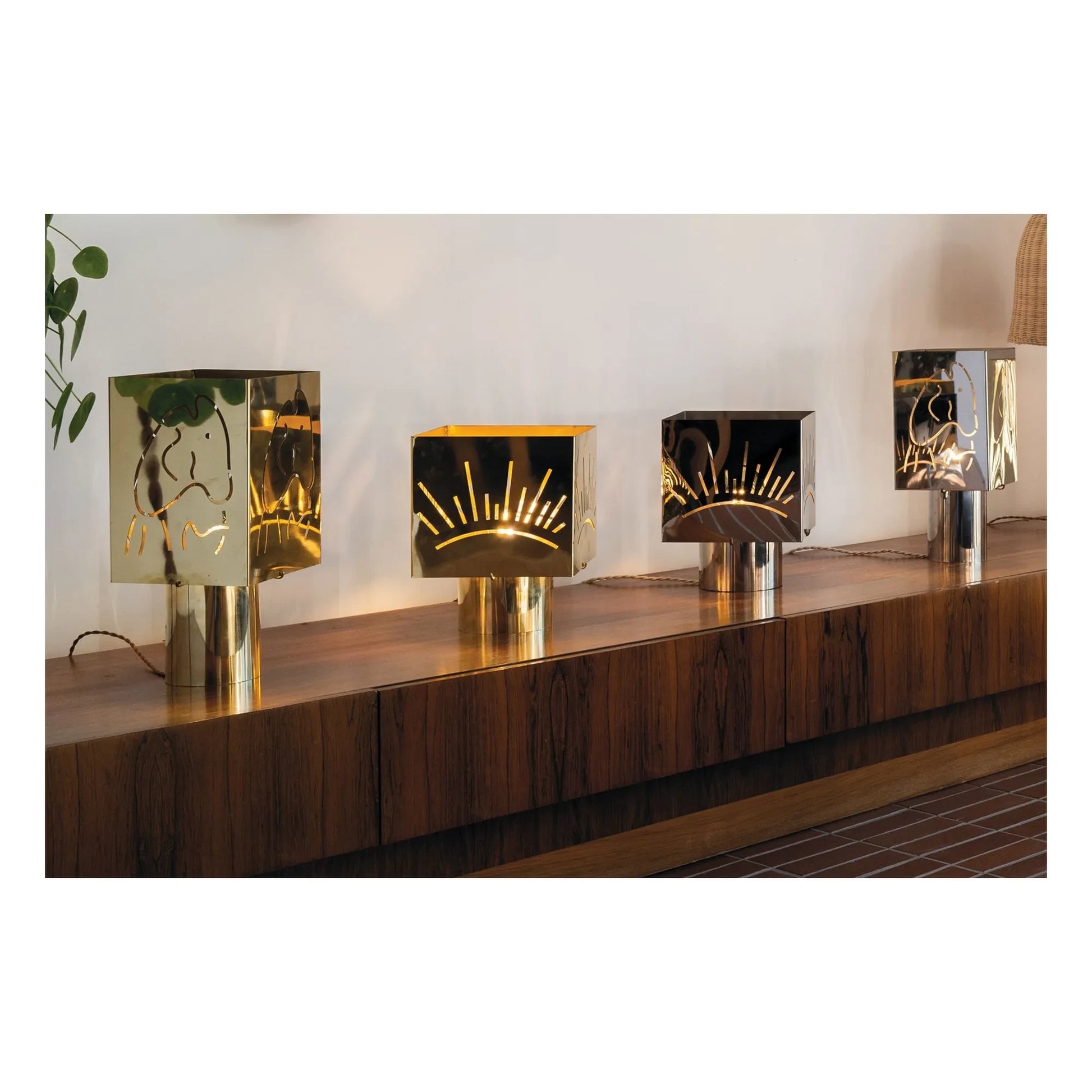 Honoré - Elbe Soleil table lamp | Steel