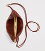 Brown Baby Leather Sardine Cross-Body Bag