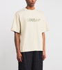Off-White Cotton Cloudy Arrow Skate Logo T-Shirt