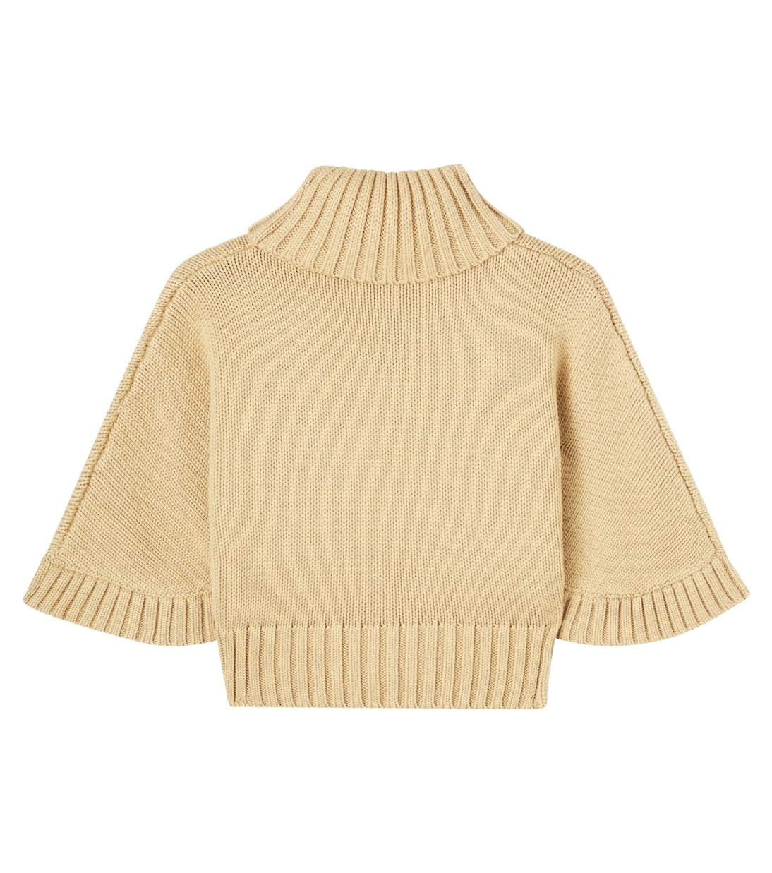 Chloé Kids - Turtleneck cotton and wool sweater