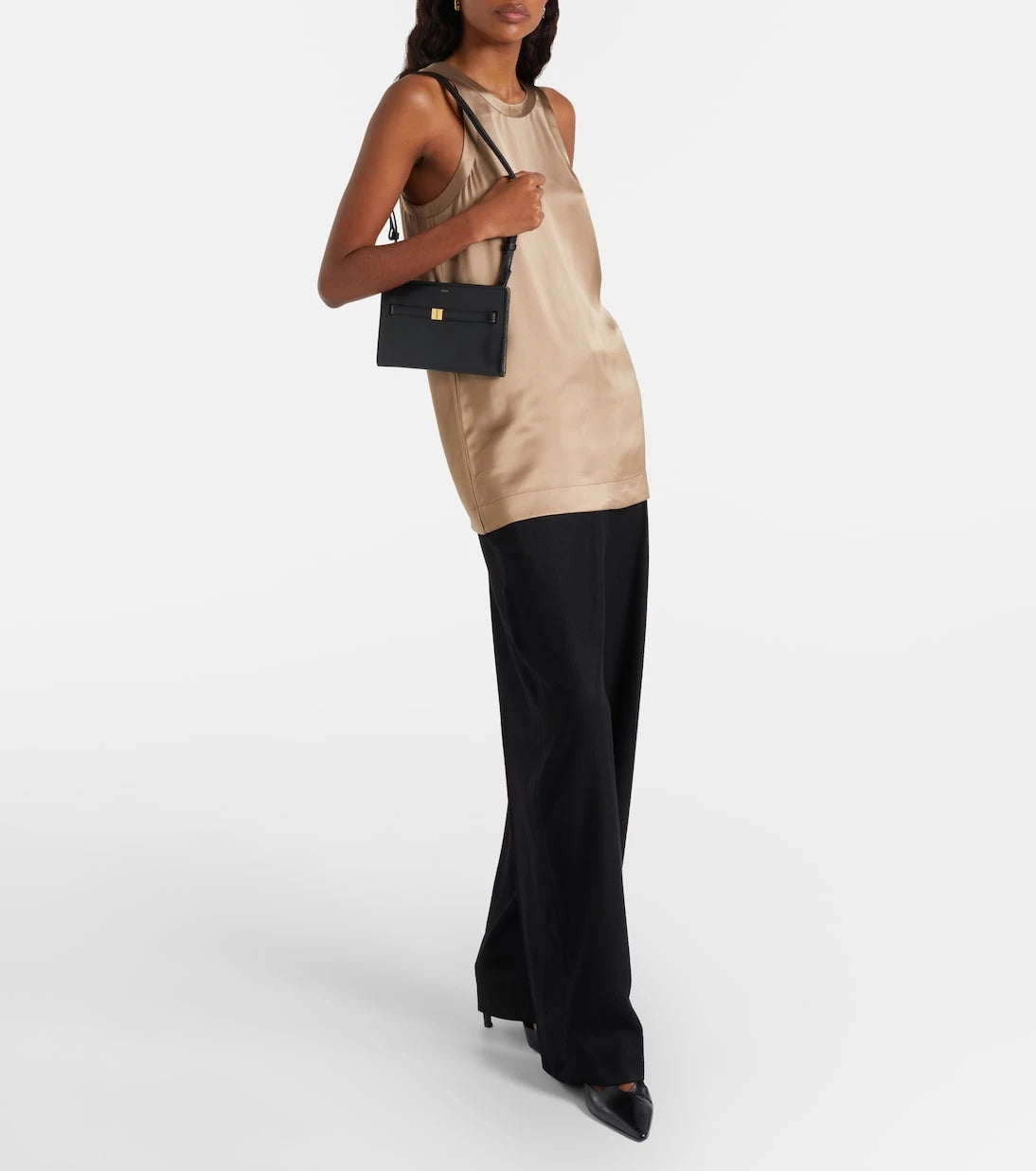 Toteme - Small leather crossbody bag