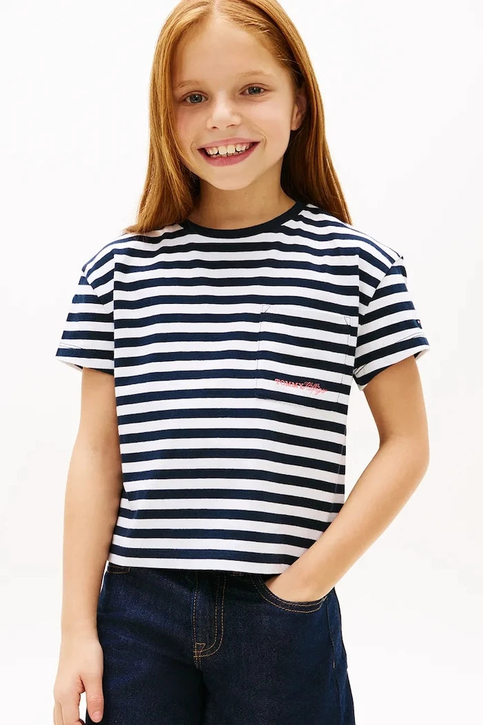 Tommy Hilfiger тениска за деца от памук