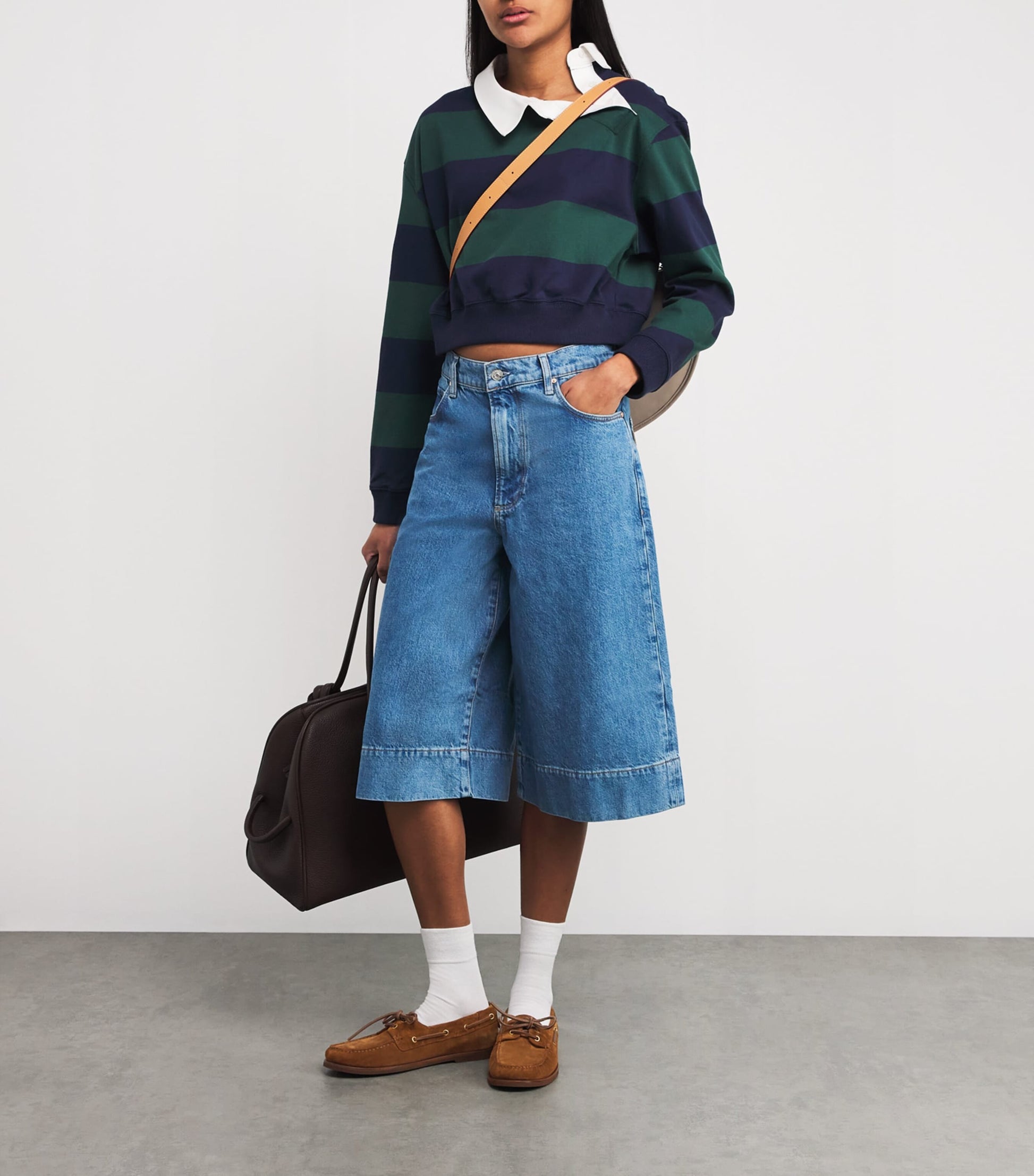 Gianvito Rossi Beige Suede Vandee Boat Shoes