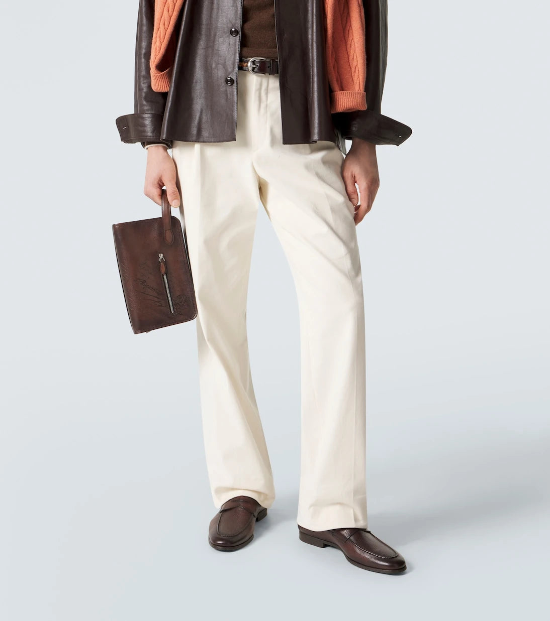 Berluti - Morning Scritto leather toiletry bag