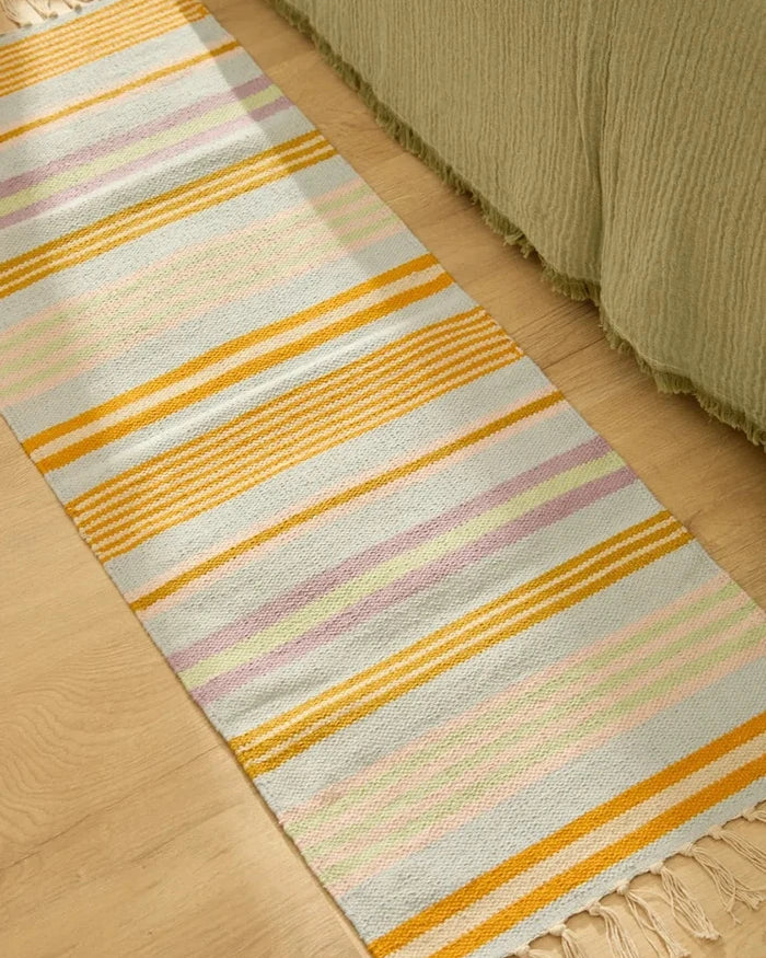 Calma House büyük pamuklu kilim 45 x 120 cm