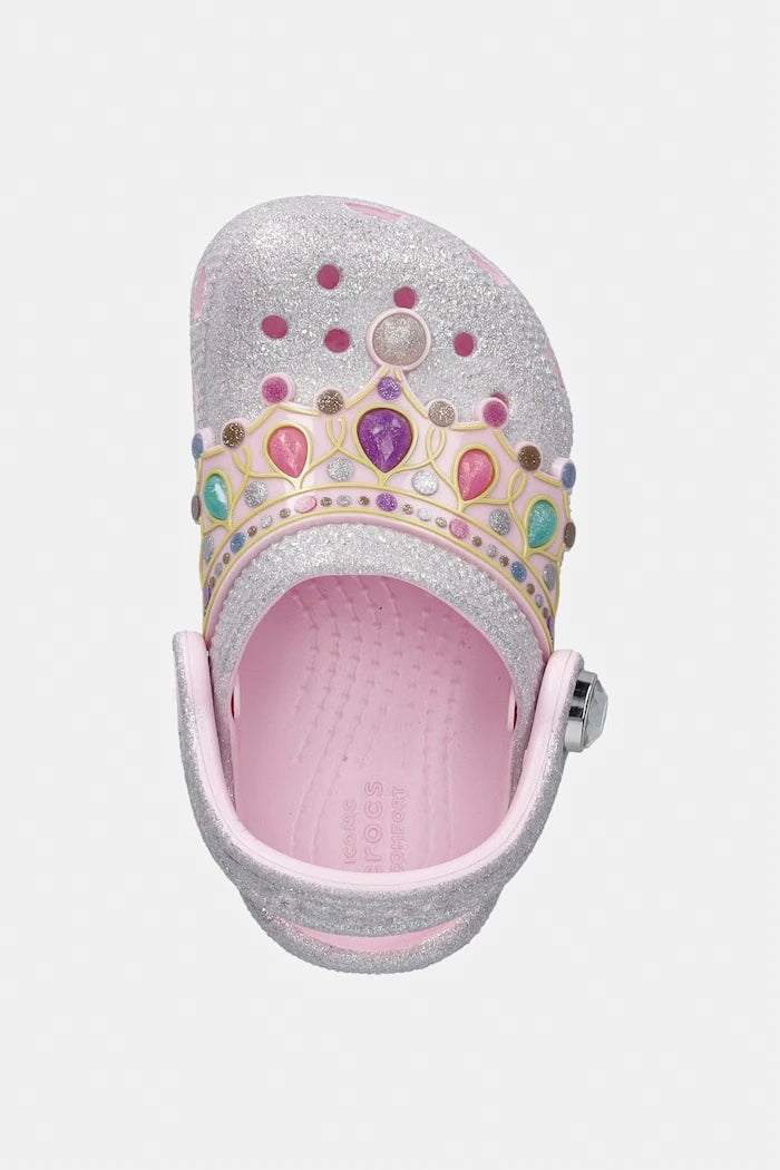 Çocuklar için kapalı burunlu Crocs ayakkabı CLASSIC IAM PRINCESS CLOG T