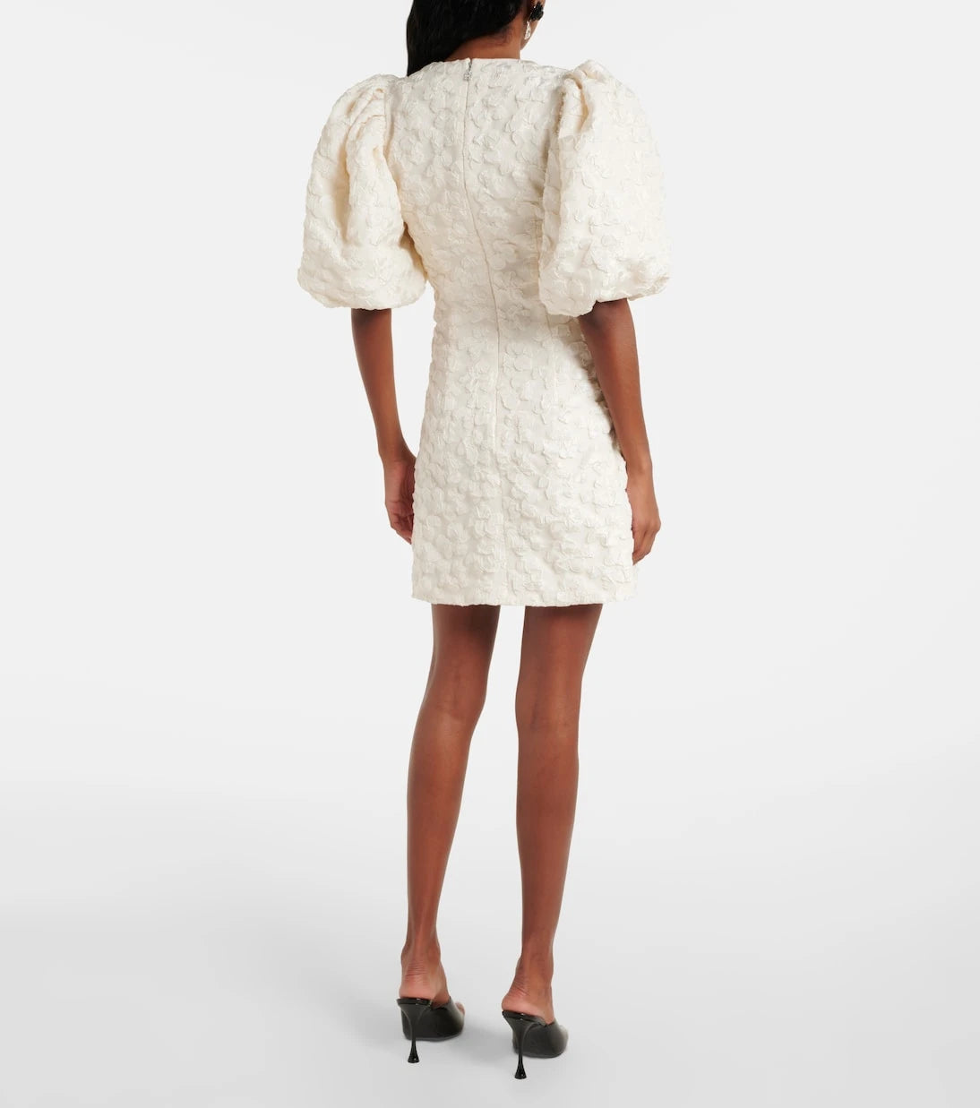 Rotate - Bridal jacquard minidress