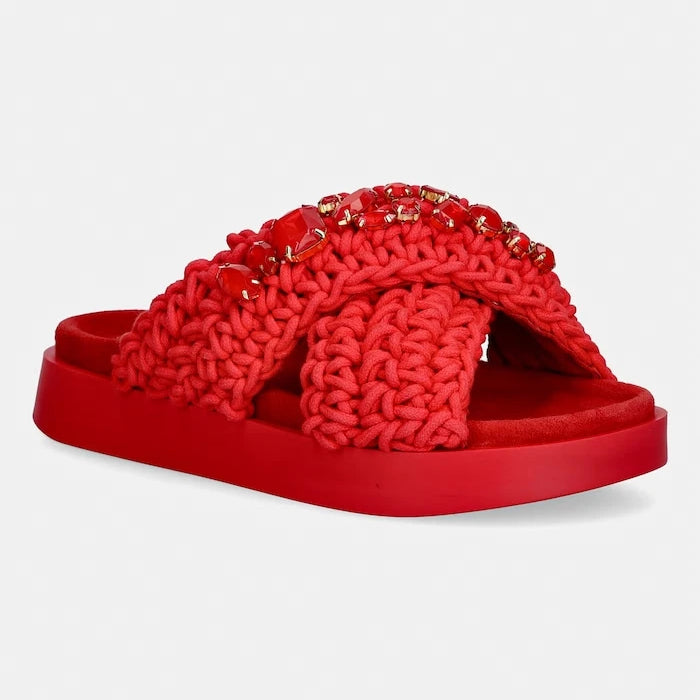 Inuikii Kadın Woven Stones Terlik