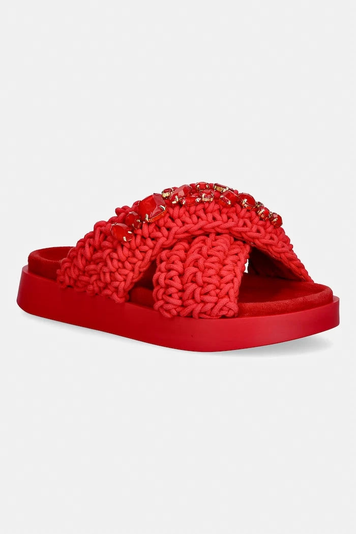 Inuikii Kadın Woven Stones Terlik