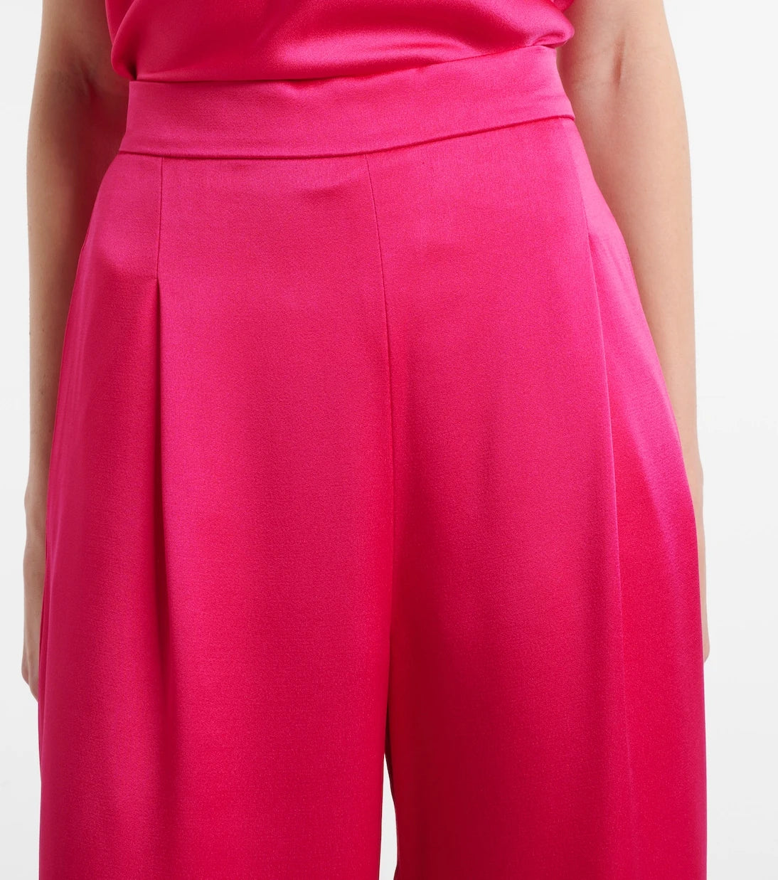 Max Mara - Ieti satin wide-leg pants