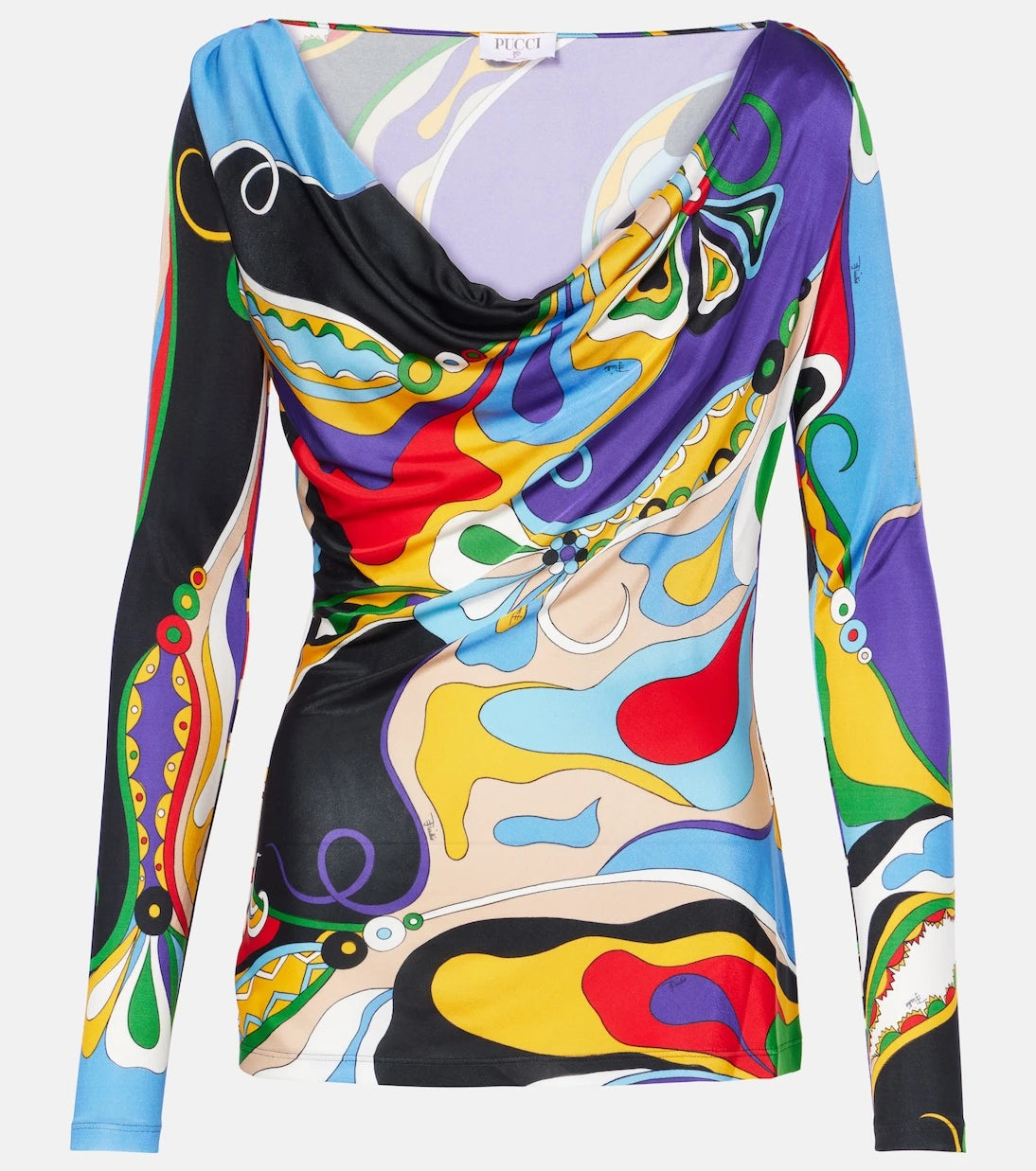 Pucci - Orchidee jersey blouse