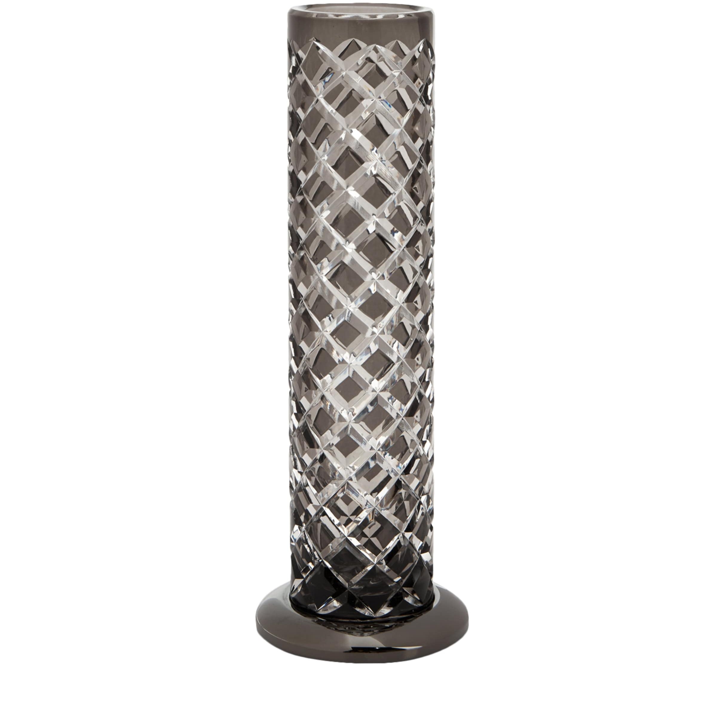Bevelled Crystal Vase