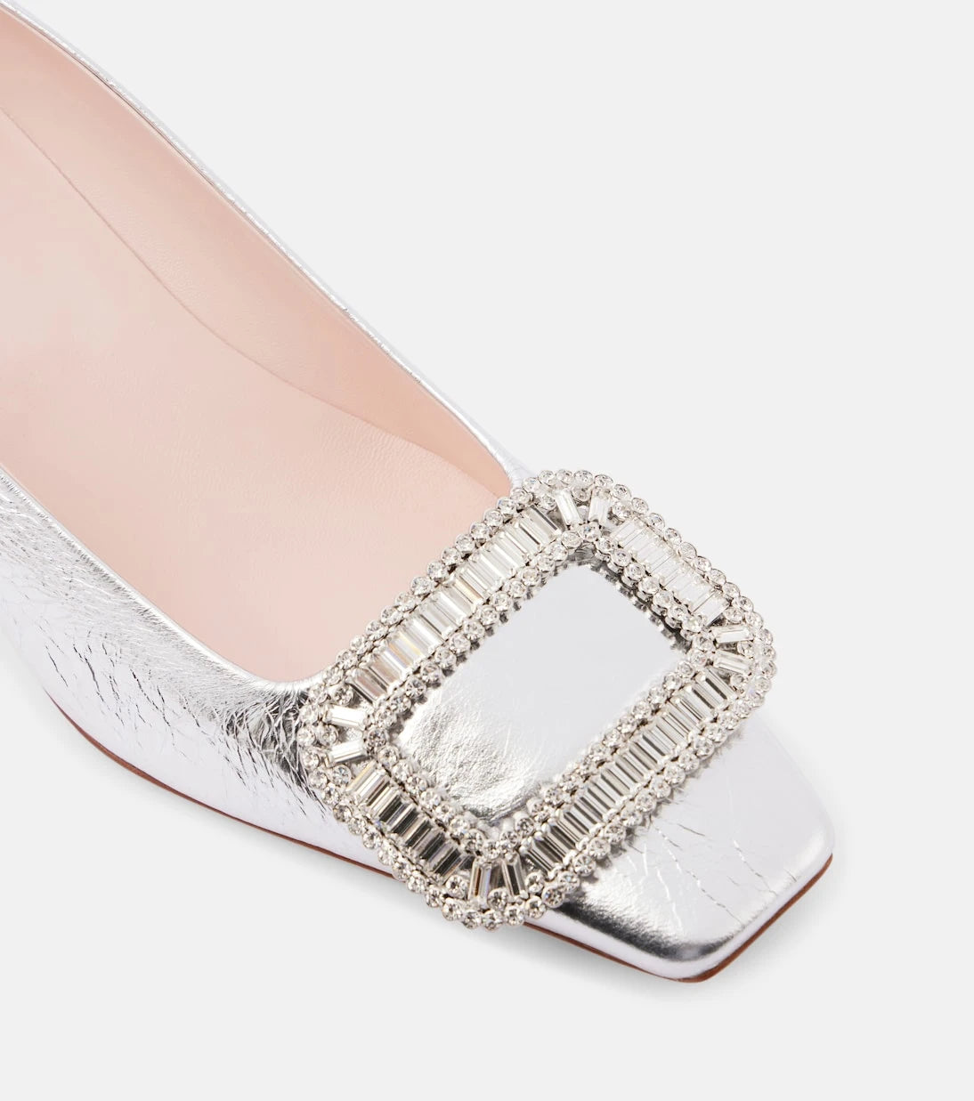 Roger Vivier - Belle Vivier 45 embellished pumps