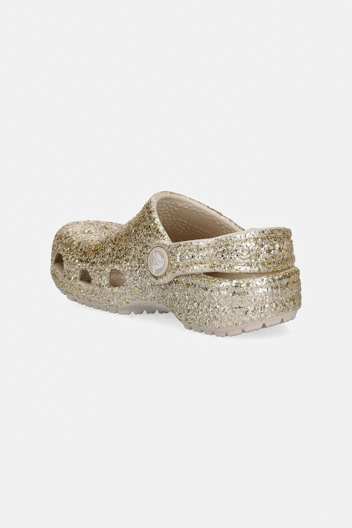 Детски чехли Crocs CLASSIC CHUNKY GLITTER CLOG T