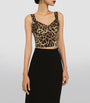 Multi Leopard Print Bustier Top